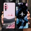 For Realme 10 9 8 5G 7 6 GT2 Pro Plus 9i 8i C21 C11 C25 C35 Airplane World Map Travel Phone Case For Realme GT Neo 2 3 3T Cover