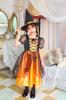 Clearstone Cosplay Halloween Melody Orange Dress, Kids, 120cm, Girls,