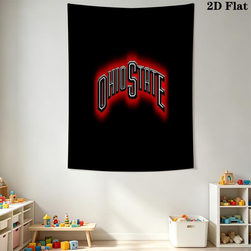 Ohio State Football Field Bedding 1 Duvet Cover 2 Pillowcase Without Core Soft And Comfortable Christmas Birthday Gift
