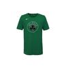 NBA Yoshlar Xat Logotipi Nafas Oladigan Sport Qisqa Qisma Futbolka Bolalar Ustki Kiyimi Yashil 3Z2B7BBWZ-CEL