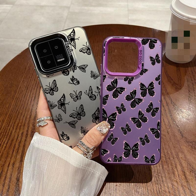 Чехол с рисунком бабочки, устойчивый к падениям, для Xiaomi Redmi 13C Poco C65 Samsung S24 Ultra A55 iPhone 15 Huawei Honor 90, противоударный защитный бампер