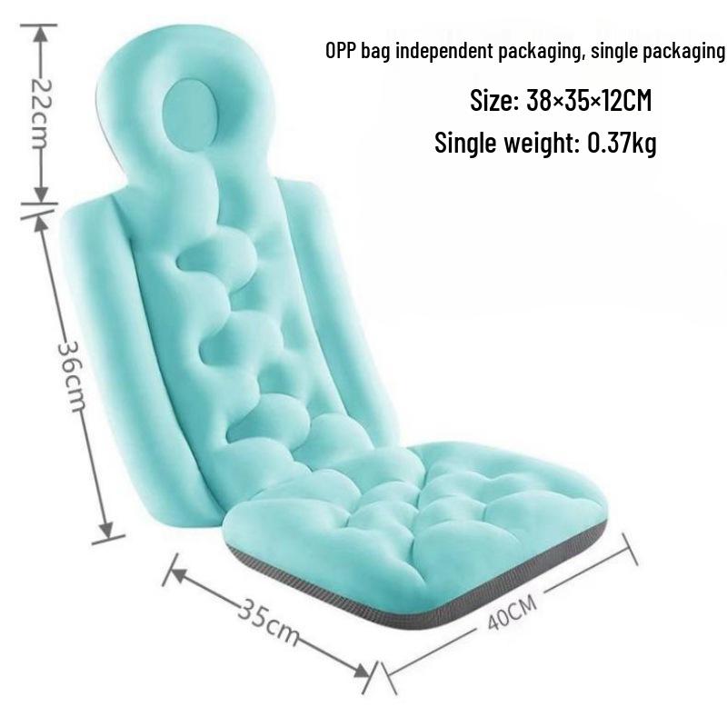 Противоскользящий коврик для ванны с подголовником для комфортного купания