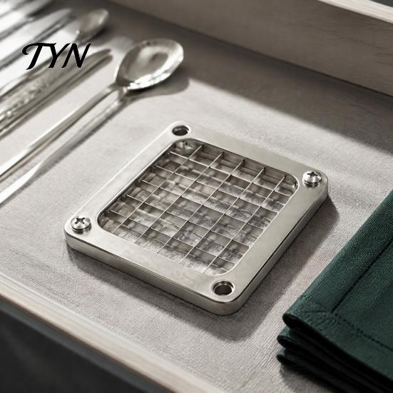 Rust Resistant Kitchen Gadget Part Stainless Steel Vegetable Cutter Replacement Blade, Fruit Cutting Machine Easy to Clean Dicer Blade