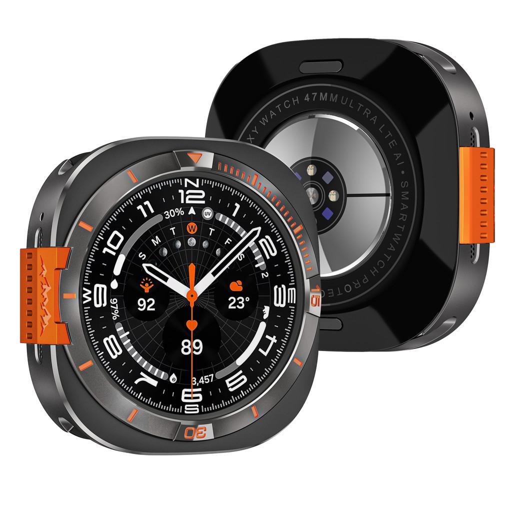 Металлический сплав Корпус для Samsung Galaxy Watch Ultra 2026 47 мм Роскошный Бампер Защитная Рамка для Galaxy Watch Ultra 47 мм Крышка Доступ