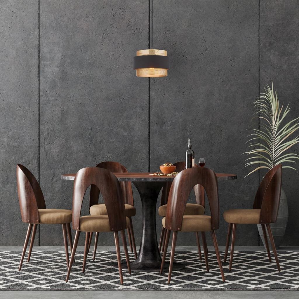 Lampa wisząca Bans PND-27467-1-BK-GD Italux