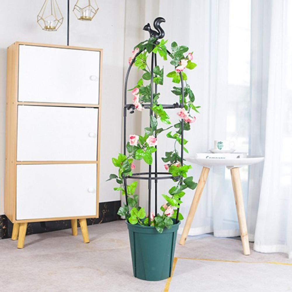 Rose Tomato Balcony Gardening Support Rod Planting Rack Climbing Vine Rack Flower Pot Holder