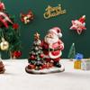Standing Christmas Tree Santa Claus Figurines Merry Christmas Decorations  Garden Home Xmas Decor