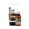 Beard Growth Oil Advanced - 60ml - for Patchy Beard Issues, With Redensyl & DHT Booster & Beard Wash Woody - 100 Ml - SLS-free Beard Wash