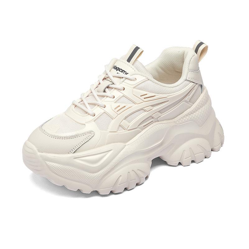 Thick-soled dad shoes women's new autumn breathable orgasm retro little white casual sports shoes women