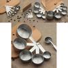 Steel Versatile Stainless Measuring Cups And Spoons Set For Baking Coffee And Sweet Treats