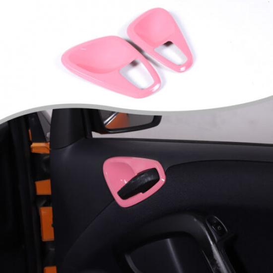 Розовая накладка на чашку ручки внутренней двери для Benz Smart Fortwo 451 2010-15