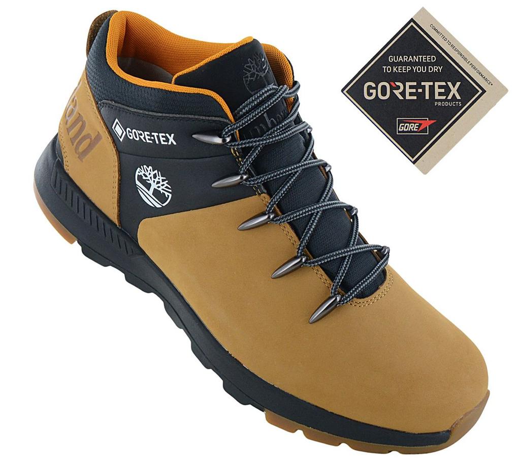 Timberland Sprint Trekker Mid LC WP - GORE-TEX - Мужская обувь Ботинки Кожаные пшеничные Ботинки TB1A2QZE ORIGINAL