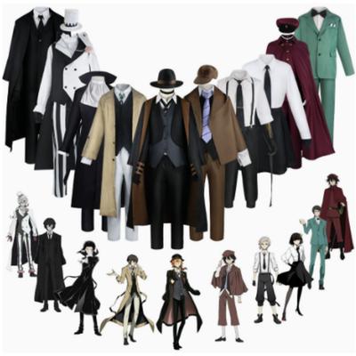 Николай Гоголь Косплей Костюм Аниме Bungou BSD Сезон 4 Николай Косплей Плащ Накидка Униформа Костюм Парик Хэллоуин