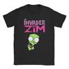 Футболка Invader Zim Летняя Хлопковая Футболка Для Мужчин Новинка Своим Логотипом Футболка С Коротким Рукавом Уличная Одежда Топы