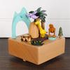 Dinosaur Land Music Boxes, Wooden Crafts, City In the Sky, Home Ornaments Decoration, Christmas, New Year's, Birthday Gifts
