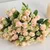 Fashion Simulation Flower Bouquet Realistic with Stem Decorative