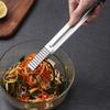 Korean Stainless Steel Barbecue Tongs Thicken Food Serving Clip Ice-Cube Clamp Restaurant Buffet Bar Tools