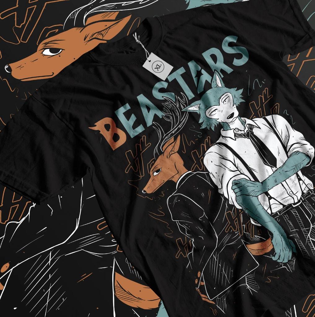 Beastars Legoshi Beastars Shirt Girl Anime Japanaise Style Gifts TShirt Black