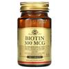 Solgar Biotin, 300 Mcg, 100 Tablets