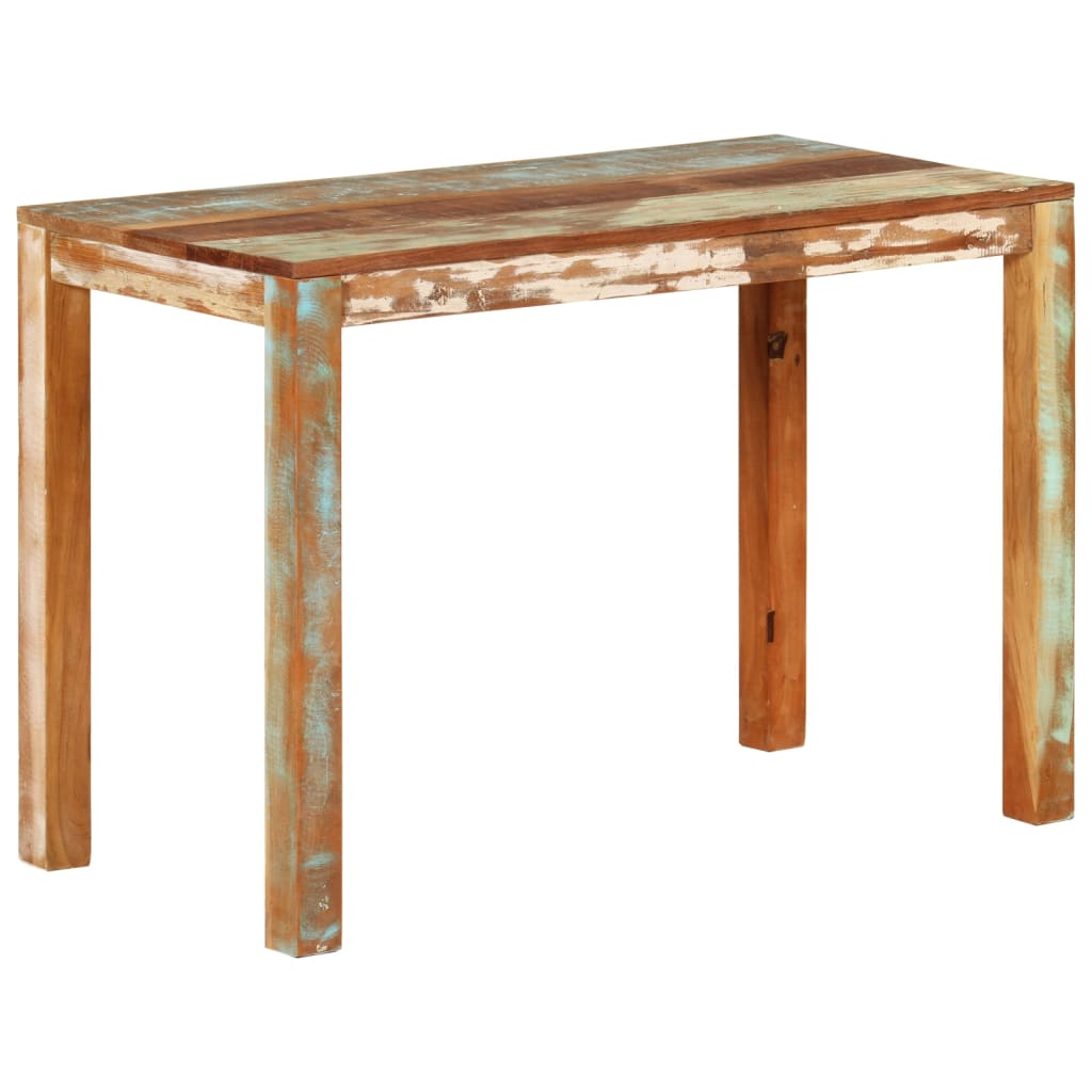Dining Table 110x55x76 cm Solid Reclaimed Wood