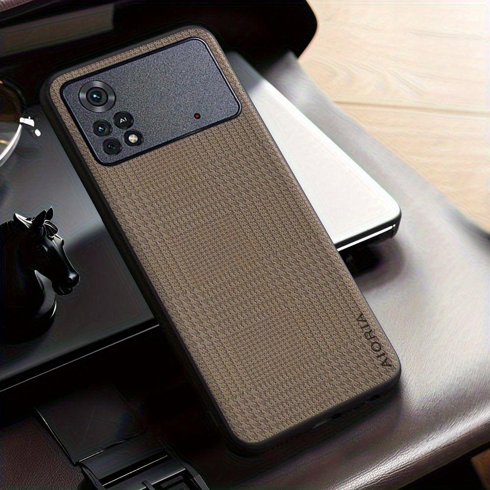Phone Case - Slim Thin Houndstooth Design Case for Poco M7 M6 M4 M3 Pro 4G 5G M5S Drop-Resistant Protective Cover