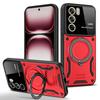 Luxury Armor Shockproof Magnetic Ring For Magsafe Case For OPPO Reno 12 Pro Reno12 With Holder Stand Cover For Reno12Pro