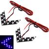 14 светодиодов 3528 SMD Световая стрелка для бокового зеркала автомобиля, указатель поворота