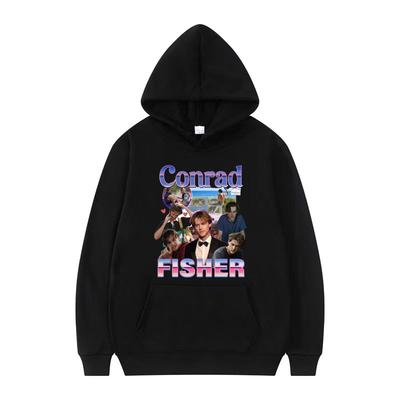 Мужская толстовка с графическим принтом Team Conrad Cousins Beach Худи Conrad Fisher из фильма Y2k с длинным рукавом Удобное Оверсайз Худи