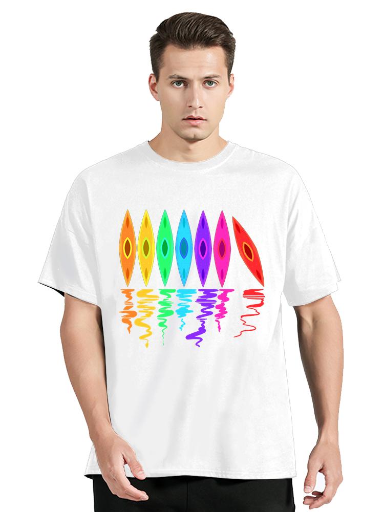 River Kayaking Gift Kayak Boating Team Vintage Color TShirt For Unisex Summer New Cotton Tops Tees Oversized Fitness Clothes