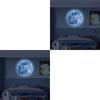 1/2/3pcs 3D Luminous Moon Wall Sticker Glow In The Dark Fluorescent Sticker PVC Home Kids Room Decals Wall Decor Wallpaper