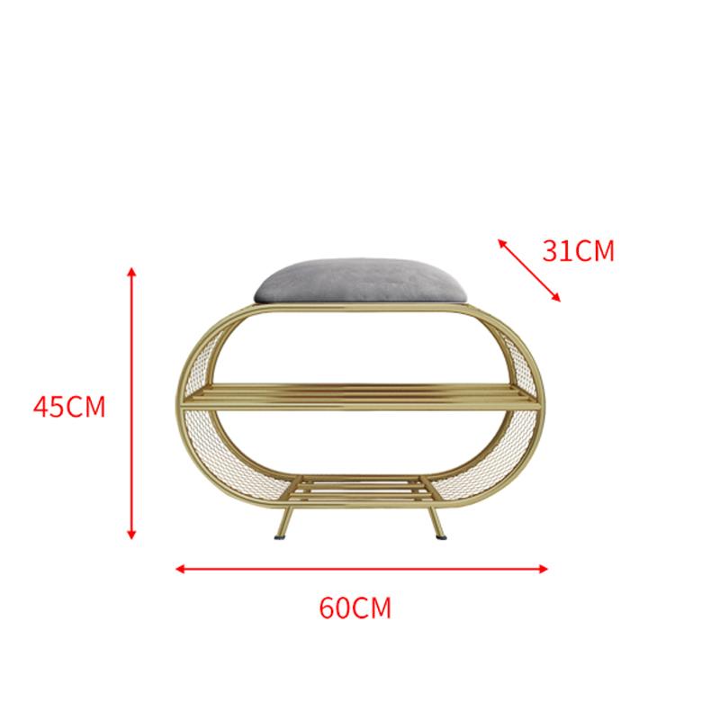 Металлическая полка для обуви с сиденьем, креативный табурет для пеленания обуви, входная мебель, полка для хранения вещей, экономящая место скамья, шкафы для прихожей