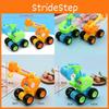 Engineering Vehicle Toy Set With Sliding Function For Boys And Girls