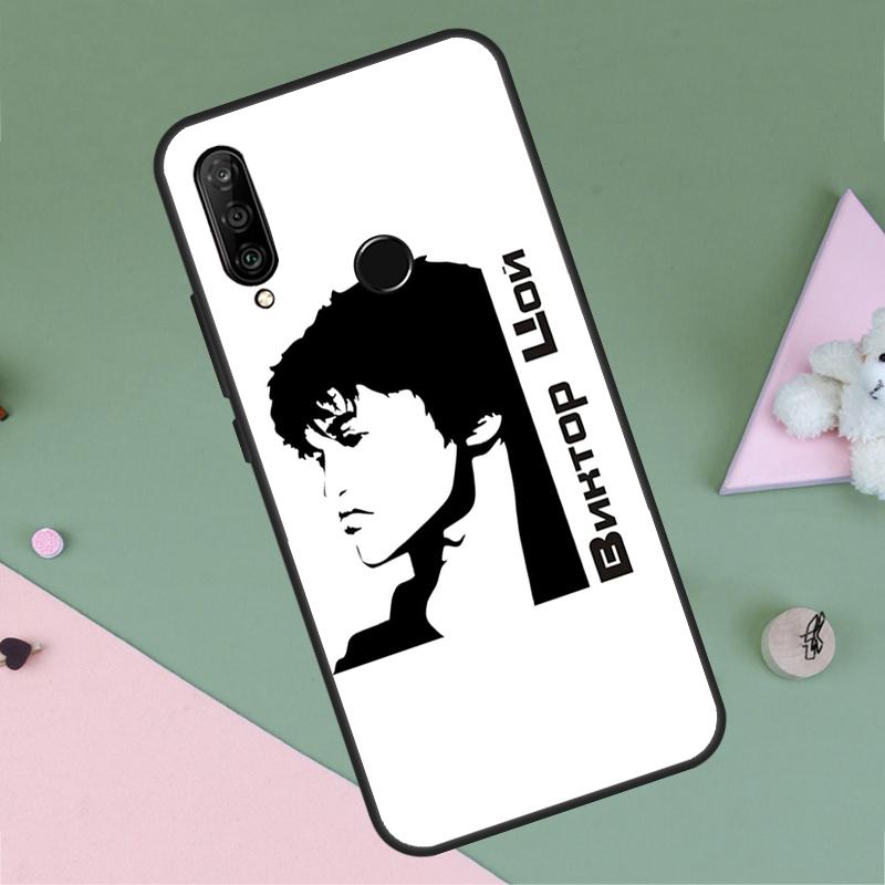 Виктор Цой Для Huawei Nova 12i 12s 11i 8i 7i 9 10 SE Y90 Y60 Y70 Y72 Y61 Y91 P30 P40 Lite P60 Pro Чехол