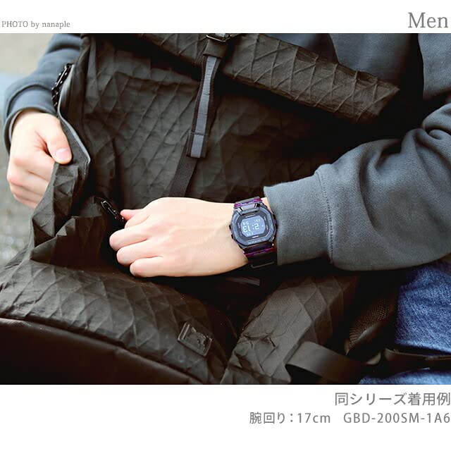 Casio Series World Time Quartz Watch G-SHOCK G-Squad GBD-200 Men's GBD-200SM-1A6DR