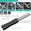 Folding Double-Sided Diamond Whetstone Set, Convenient Tool Sharpener for Resurfacing, Sharpening Knives, and Kitchen Scissors, Fan-Shaped and Folding