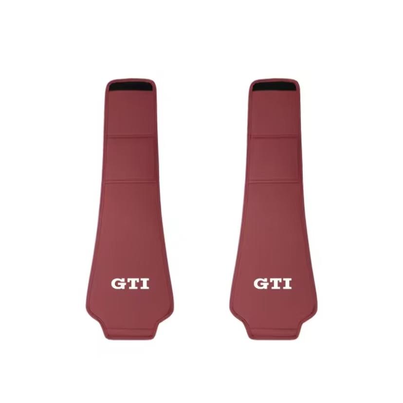 2Pcs Car Seat Pillow Cover Auto Headrest Protective Shell For VW Polo Golf T5 Caddy T4 Touran Golf GTI Passat CC GTD Hub Cap