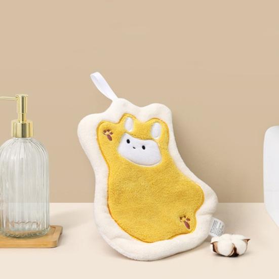 Подвесное полотенце для протирания, быстросохнущее, широкое применение, моющееся, отличная тряпка для протирки рук с кроликом, чистая ткань, товары для дома