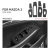Премиальная замша для Mazda 3 BP M3 2024 2025 Mazda3 Axela LHD RHD Наклейка на накладку панели стеклоподъемника автомобиля