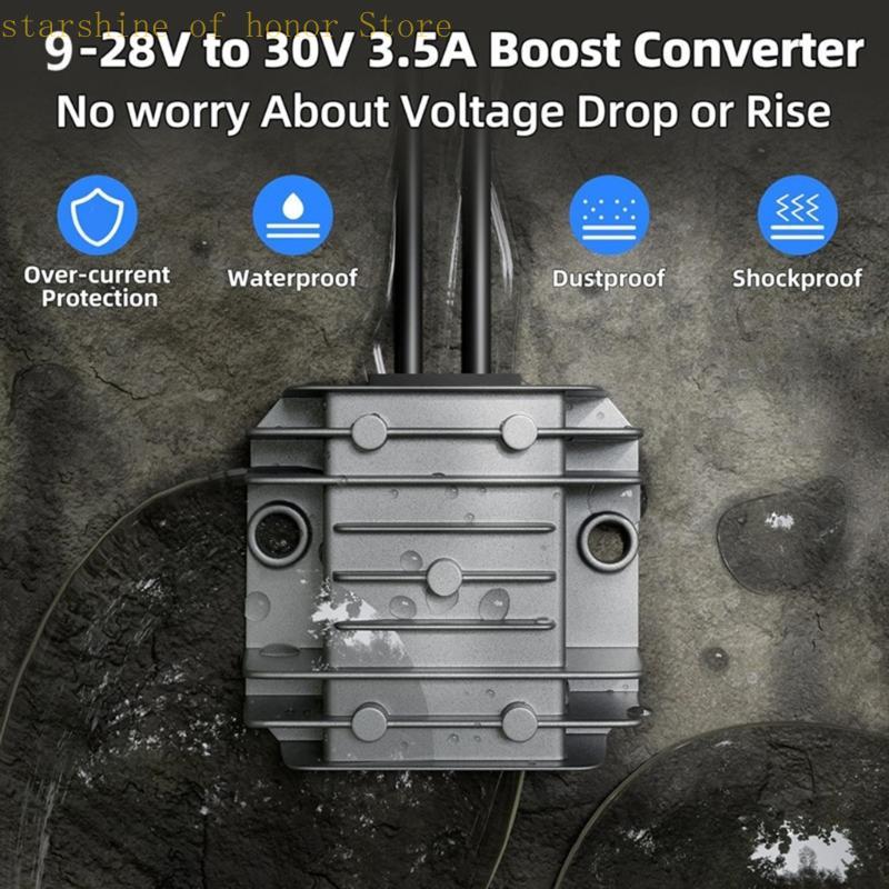 Mini Voltages Converters 10V 24V To 30V Power Adapter With 3.5A Current For Car Truck Outdoor Mobile Use 30V 3.5A Output