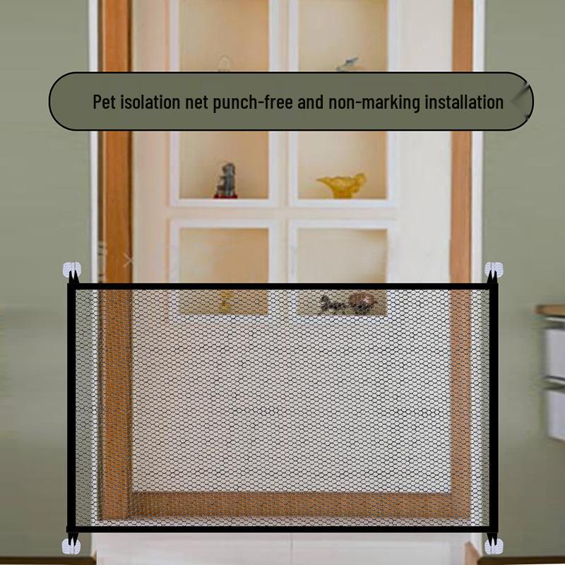 Портативный сетчатый барьер для питомцев: Внутренние ворота для собак и кошек, Изолирующий забор против побега
