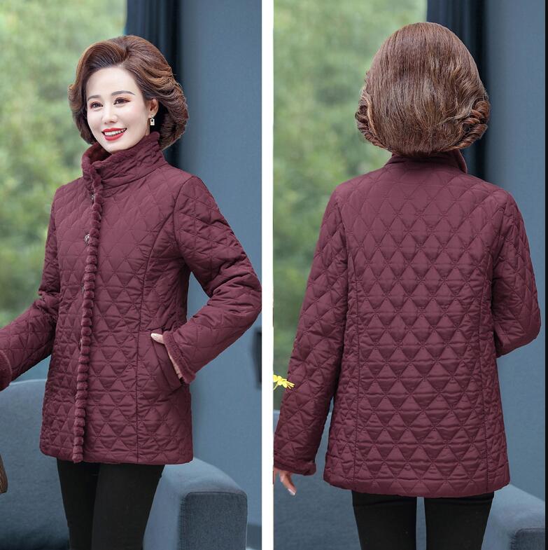 Женские зимние топы, одежда больших размеров для мам, большие женские парки, толстые теплые пальто, верхняя одежда из кроличьего меха