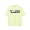 Unisex Oversized Cotton T-Shirt With Bold Letter Print Loose Fit Streetwear Tee Casual Wear