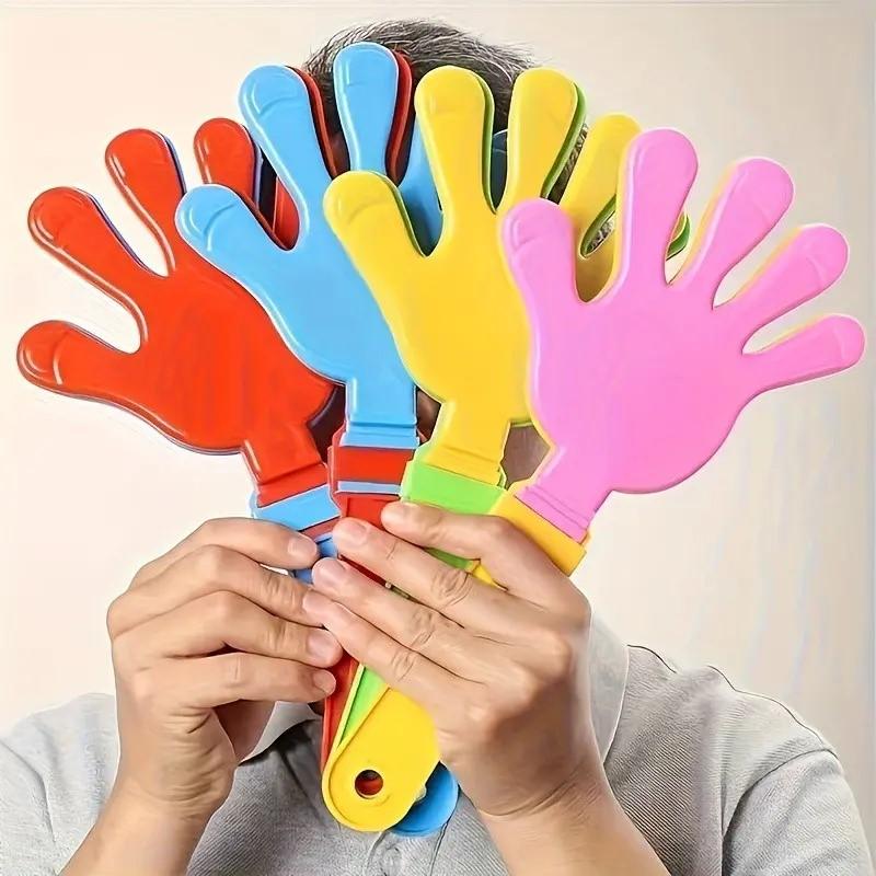 12pcs Hand Clappers Noisemakers Clicker Clap Toy Cheering Hand Clap Toys for Sports Events Parties Concerts Wedding Party Favor