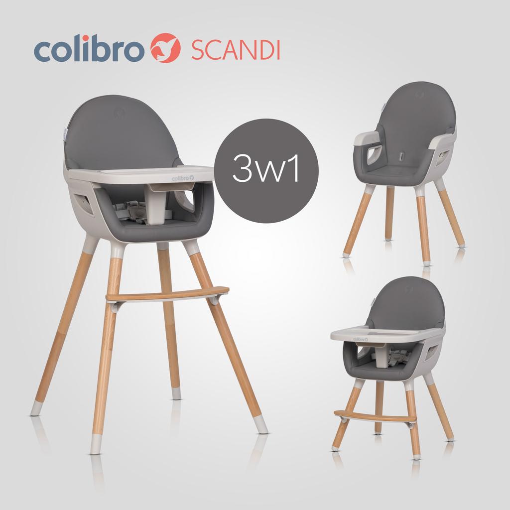 COLIBRO SCANDI ONYX feeding chair