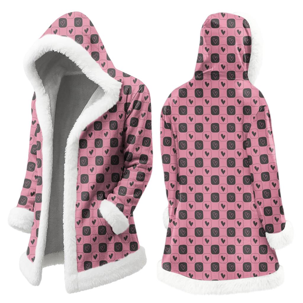 Унисекс кардиган с капюшоном и карманами, теплая верхняя одежда