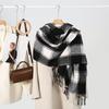 Autumn and Winter Temperament Imitation Cashmere Plaid Scarf Men's and Women's Winter Cold-proof and Warm Scarf