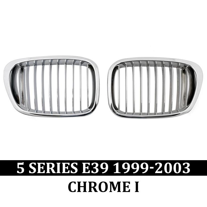 for 1999-2003 BMW 525i M5 Car Front Grille 520i 530i 535i 530d 525td 523i 5 Series Facelift Grill Black E39 Kidney Grille Parts