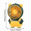 Portable Children's Handheld Fan USB Rechargeable Small Electric Fan  Student Dormitory