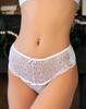 ISSA Plus Lace Insert Tanga Panties