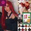 5pcs Fashion Mild Formula 5 Minutues Instant Hair Dye Ginger Extracts White Hair Into Black Hair Shampoo Easy To Use Hair Care